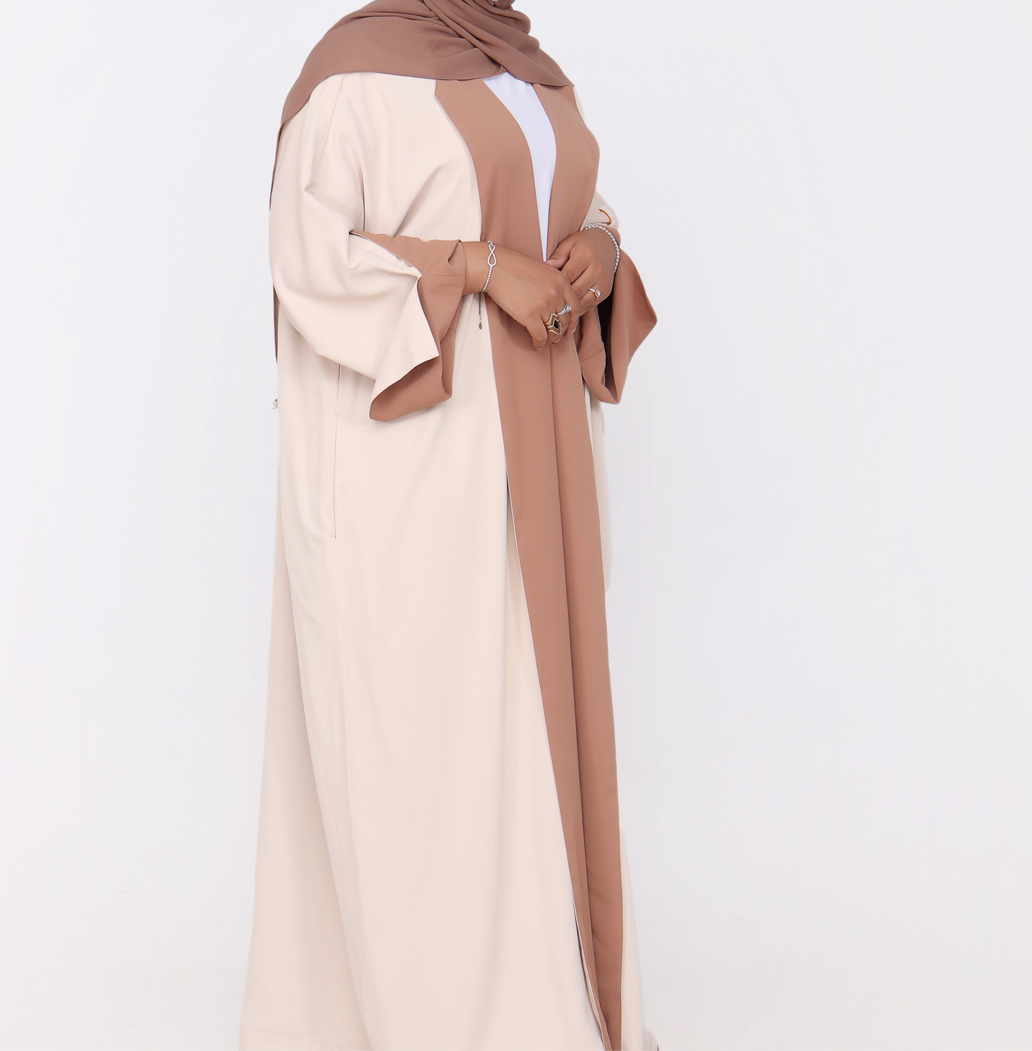 ZARAZ ABAYA - Cocoa/Beige
