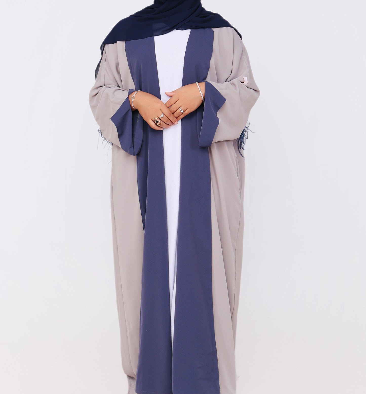 ZARAZ ABAYA - Navy blue/Grey