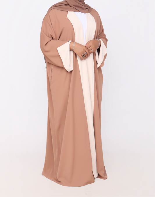 ZARAZ ABAYA - Cocoa/Beige
