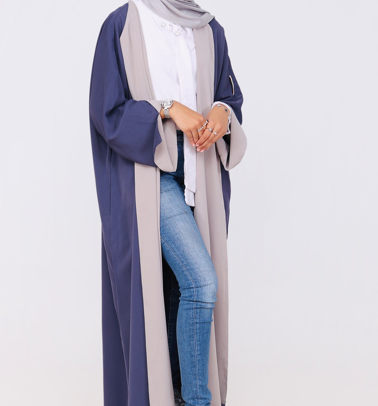ZARAZ ABAYA - Navy blue/Grey